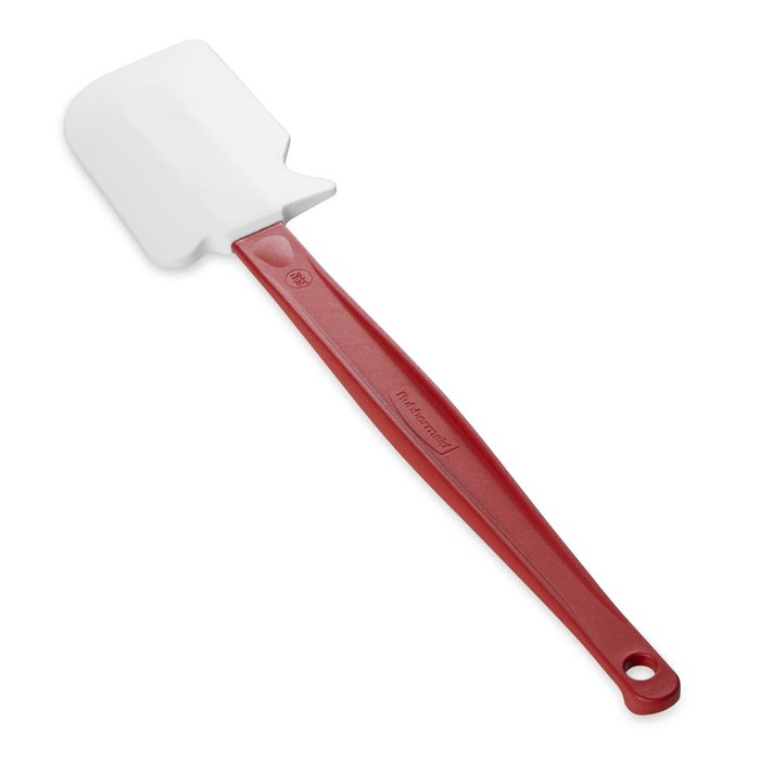 Rubbermaid | 13 1/2" Scraper Spatula - Red Handle