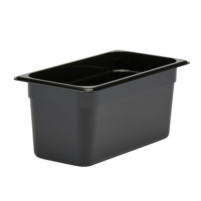 CAMBRO | 1/3 Size 6" Food Container, Black