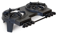 Hurricane | Two Burner Heavy Duty Cast Iron Stove