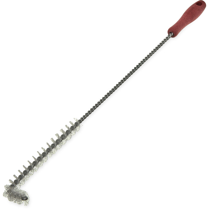 Carlisle | 23" L-Tipped Fryer Brush, Red