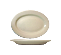 International Tableware | 10-3/8" Oval Platter, American White (Case of 24)