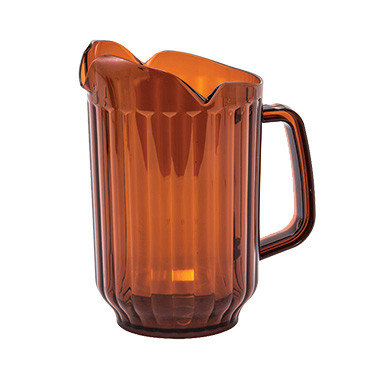 Winco | 60 oz, Plastic Pitcher, Amber