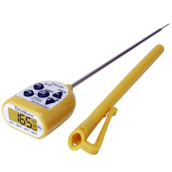 Taylor Prec. | Digital Thermometer, Yellow