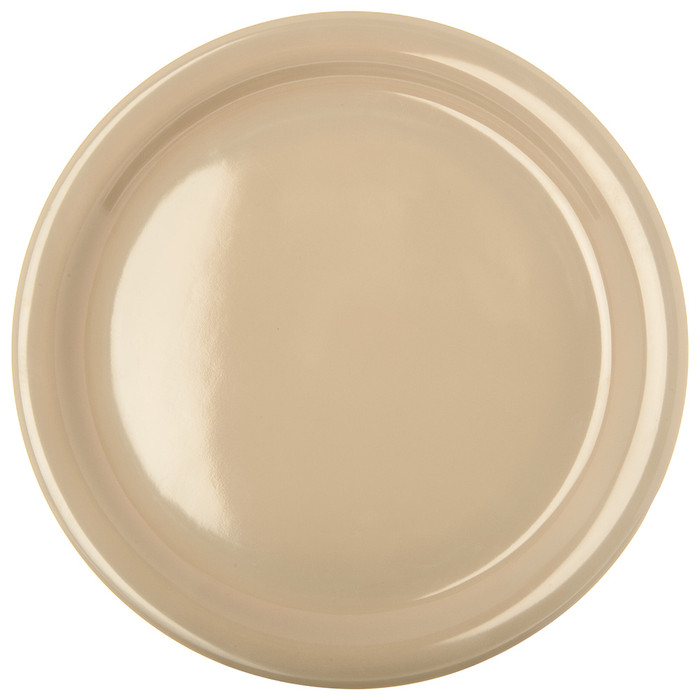 Carlisle | 9" Plate, Narrow Rim, Tan