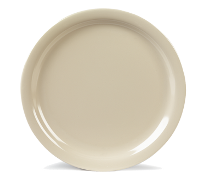 Carlisle | 10" Plate, Narrow Rim, Tan