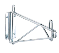 Olympic | 18" Wall Shelf Bracket, Chrome