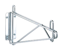 Olympic | 18" Wall Shelf Bracket, Chrome