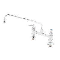 T&S Brass | Deck Mount Mixing Faucet with 12" Swing Nozzle