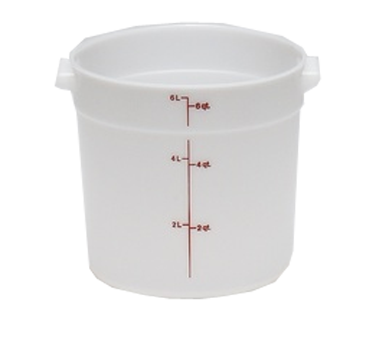 CAMBRO | 6 qt Round Food Container, Clear