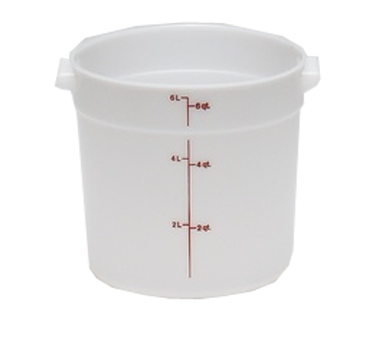 CAMBRO | 6 qt Round Food Container, Clear