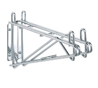 Olympic | 18" Double Wall Shelf Bracket, Chrome