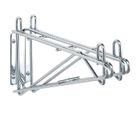 Olympic | 18" Double Wall Shelf Bracket, Chrome