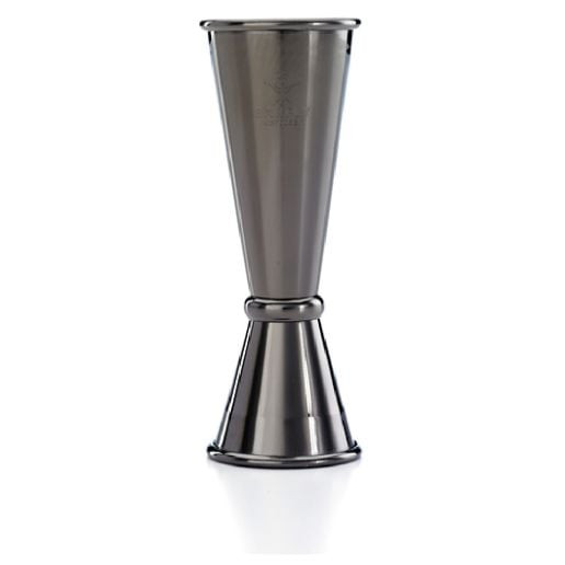 MERCER | Barfly 1 Oz. And 2 Oz. Gun Metal Black Jigger