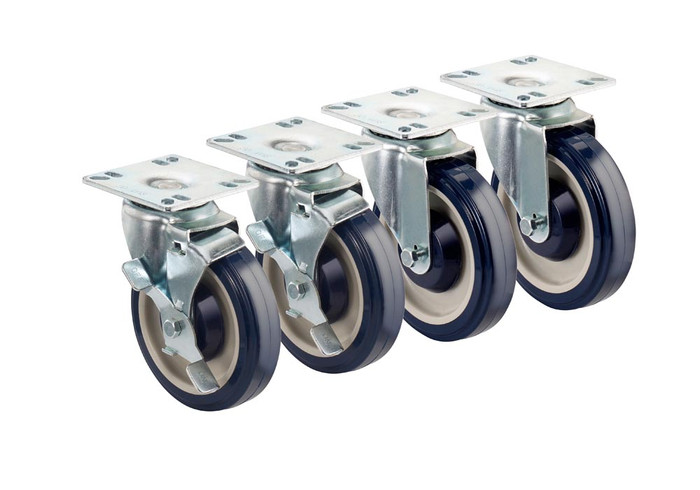 Krowne Meta | 5" Plate Caster, 3-1/2" x 3-1/2" Plate