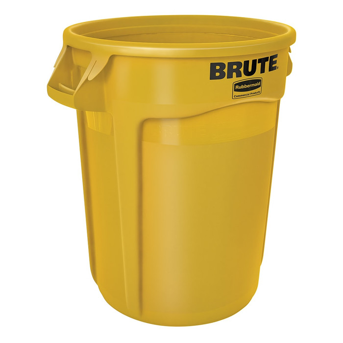 Rubbermaid | 32 gal Trash Can, Yellow
