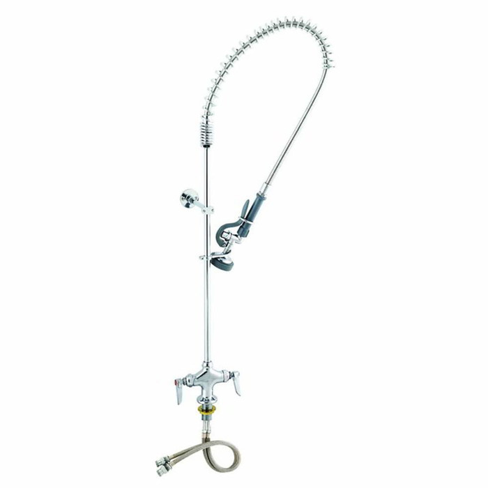 T&S Brass | 42"H Deck Mount Pre Rinse Faucet