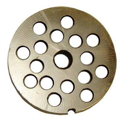 Alfa International | Meat Grinder Plate, Size 12, 3/8 Hole