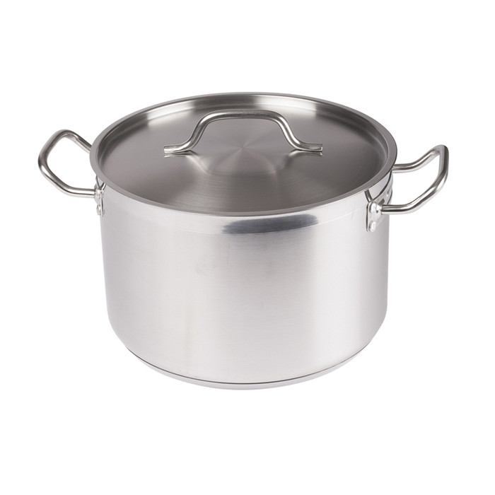 Winco | 12 qt Stainless Steel Stock Pot with Cover