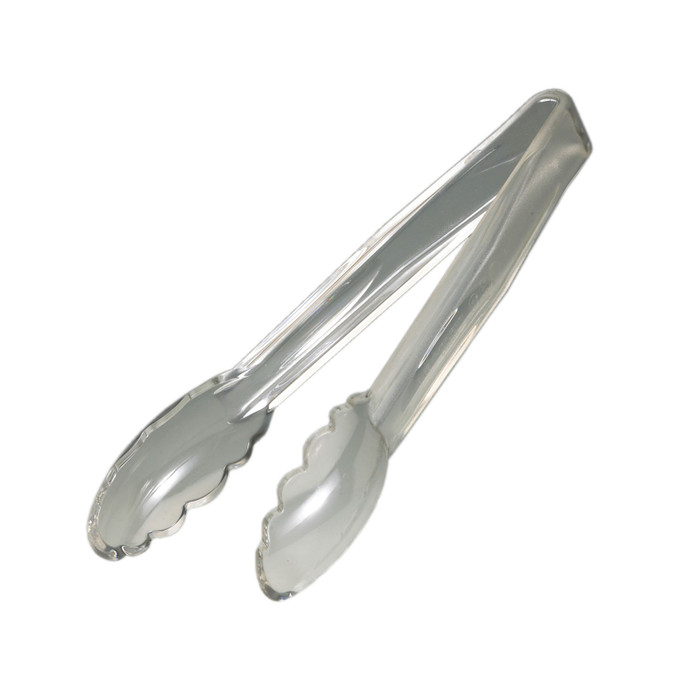 CAMBRO | 9" Scallop Tong, Clear