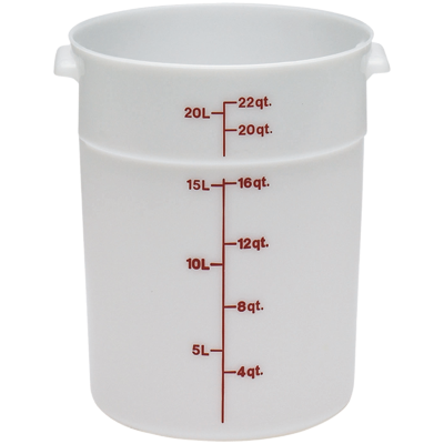 CAMBRO | 22 qt Round Food Container, Clear