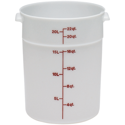 CAMBRO | 22 qt Round Food Container, Clear