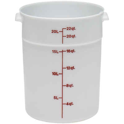 CAMBRO | 22 qt Round Food Container, Clear