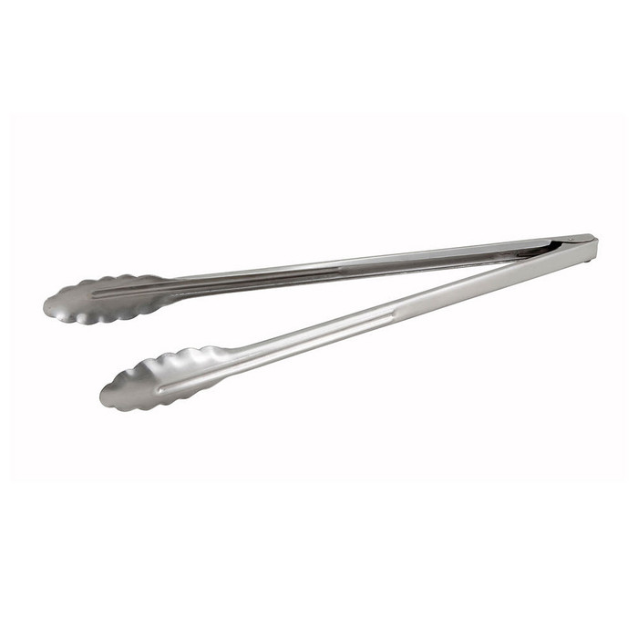 Winco | 16"L Stainless Utility Tongs