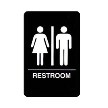 Winco | "Restroom", Sign, Vertical