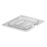 CAMBRO | 1/6 Size Notched Lid with Handle