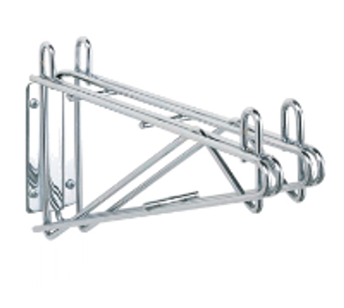 Olympic | 24" Double Wall Shelf Bracket, Chrome Olympic | 24" Double Wall Shelf Bracket, Chrome