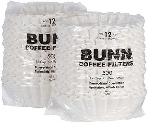 BUNN | 12-Cup Commercial Coffee Filters, 1000 count