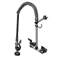 T&S Brass | Wall Mount Pre Rinse Faucet