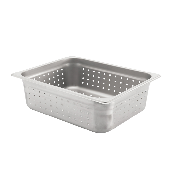 Browne USA | 4" Half Size Steam Table Pan, Perforated