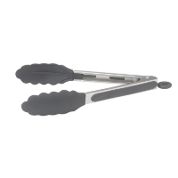 Winco | 9"L Utility Tongs, Nonslip Silicone Tips & Grip