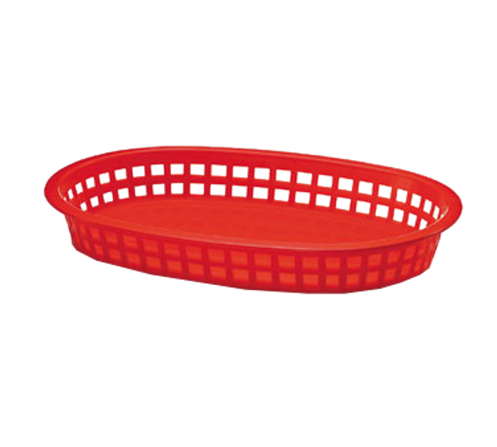 TableCraft | 10-1/2" Oval Platter, Red