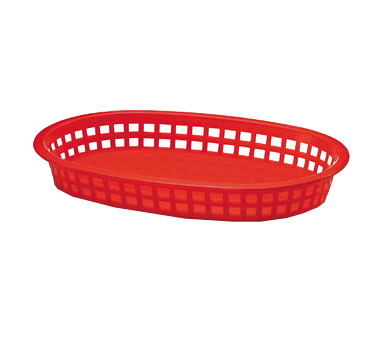 TableCraft | 10-1/2" Oval Platter, Red