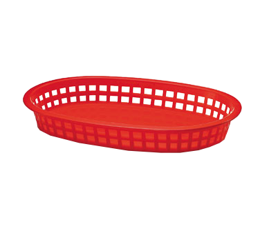 TableCraft | 10-1/2" Oval Platter, Red