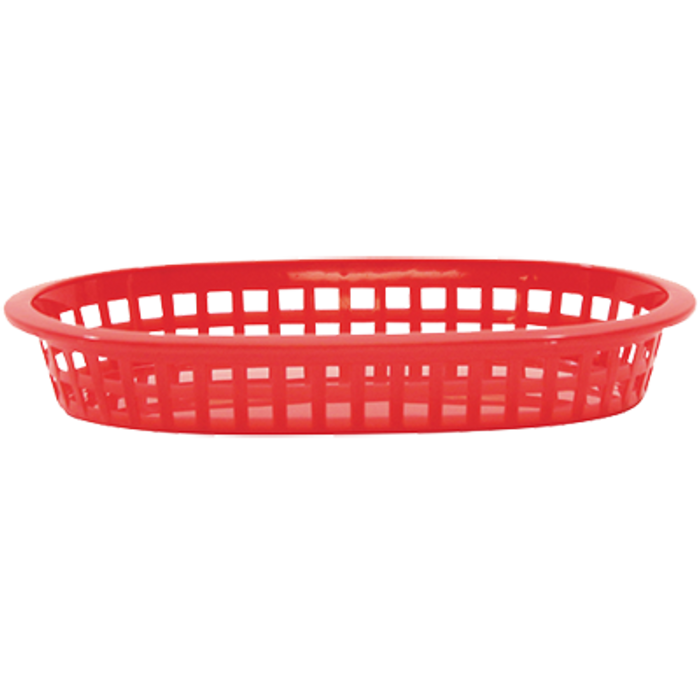 TableCraft | 8-1/2" Platter Basket, Red