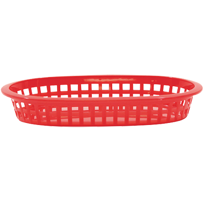 TableCraft | 8-1/2" Platter Basket, Red