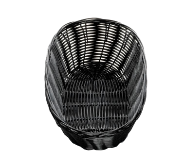 TableCraft | 10" Oval Basket, Black