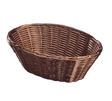 TableCraft | 10" Oval Basket, Brown