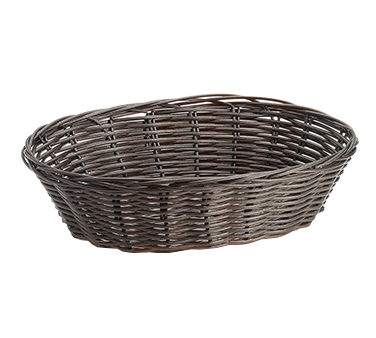 TableCraft | 9" Oval Basket, Brown