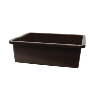TableCraft | 7" Bus Box / Tub, Brown