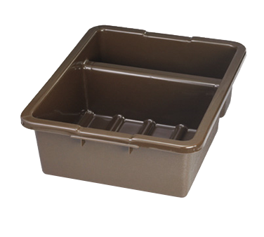TableCraft | 7" Divided Bus Box / Tub, Brown