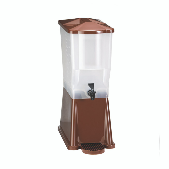 TableCraft | 3 Gal Beverage Dispenser, Brown Slim