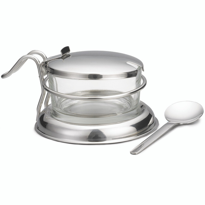 TableCraft | 6 oz Condiment Jar with Spoon