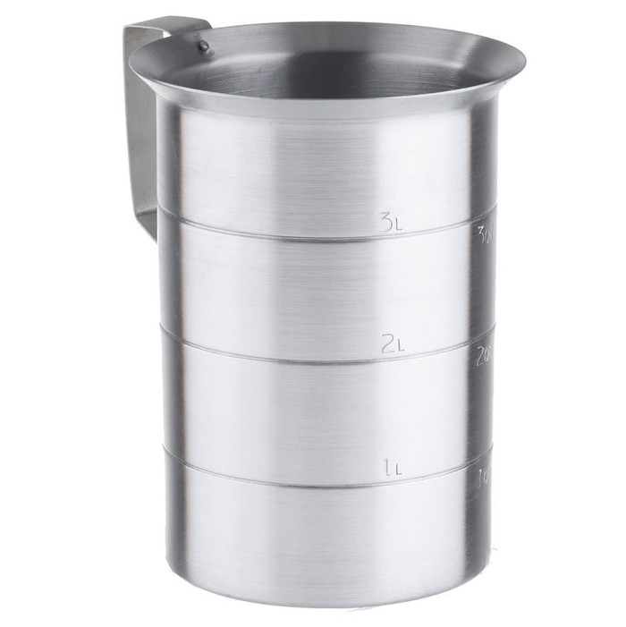 TableCraft | 4 Quart Aluminum Measuring