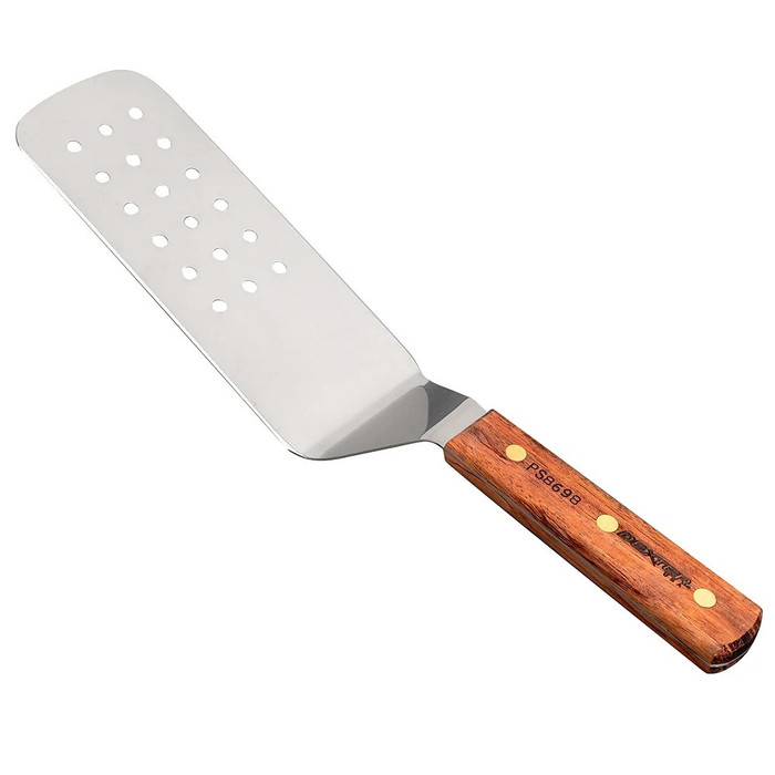 Dexter | 8" x 3" Perforated Turner, Rosewood
