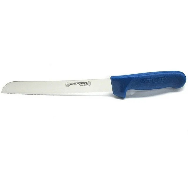 Dexter | 8'' Bread Knife, Scalloped, Blue