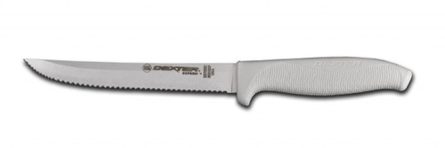 Dexter | 6" Utility Knife, Scalloped, SoftGrip